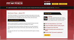 Desktop Screenshot of ppipoker.com